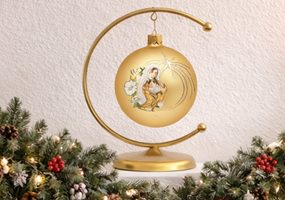 dekorativ julekugle i klassisk stil